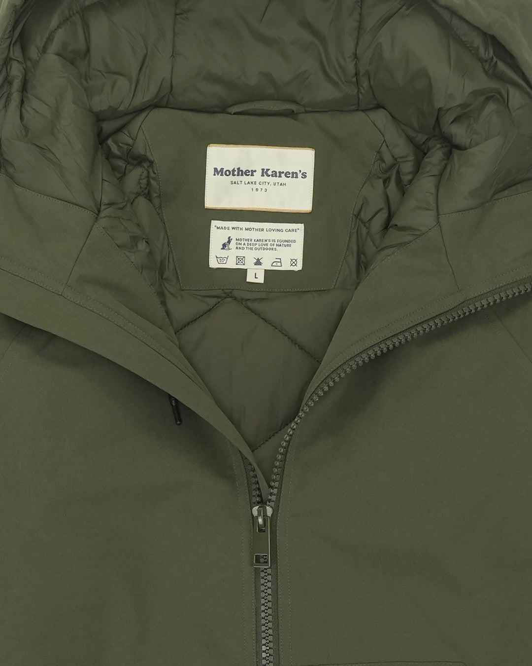 BRYCE Powder Zipper - Uniform Green